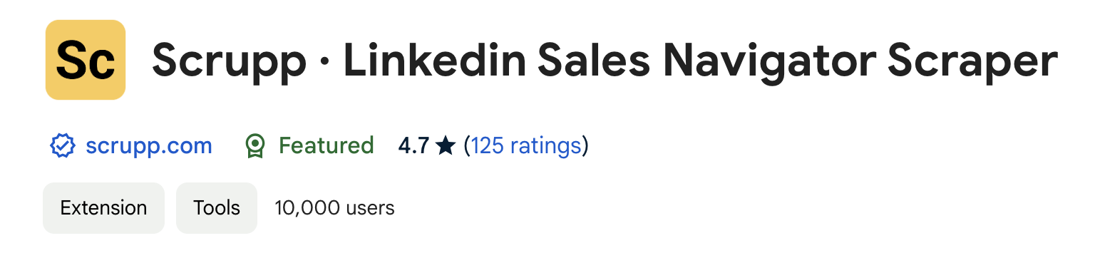 Scrupp chrome extension reviews